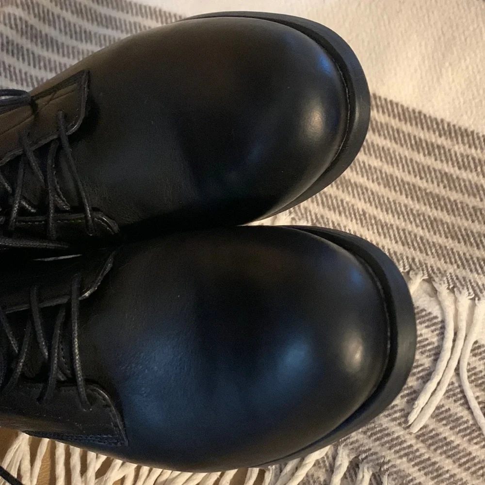 New ALDO Men’s Black Leather Dress Casual Chukka Boots